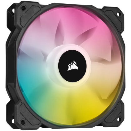 Corsair SP Series, SP140 RGB ELITE, 140mm RGB LED Fan with AirGuide, Single Pack