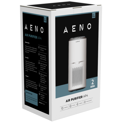 AENO Air Purifier AP4, UV lamp, ionization, CADR 200 m³/h, 35m2, carbon filter + Hepa H13