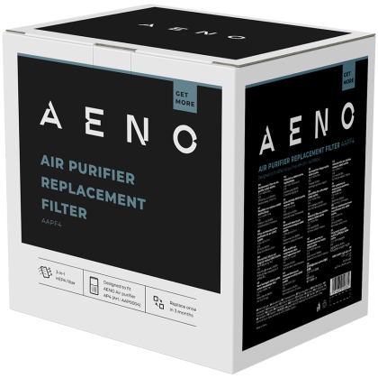 AENO Air Purifier AP4, UV lamp, ionization, CADR 200 m³/h, 35m2, carbon filter + Hepa H13