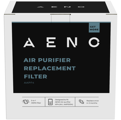 AENO Air Purifier AP4, UV lamp, ionization, CADR 200 m³/h, 35m2, carbon filter + Hepa H13