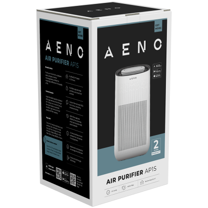 AENO Air Purifier AP1S, WiFi, UV lamp, CADR 450 m³/h, 60m2, carbon filter +Hepa H13