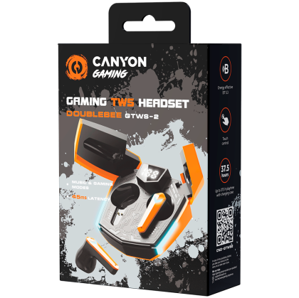 CANYON headset Doublebee GTWS-2 Gaming Orange