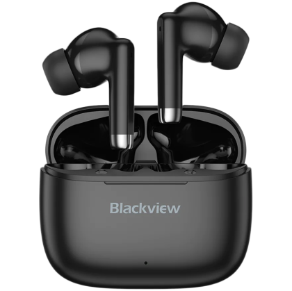 Blackview AirBuds 4, Battery 35mAh,Charging box battery 400mAh, Bluetooth 5.3, Black