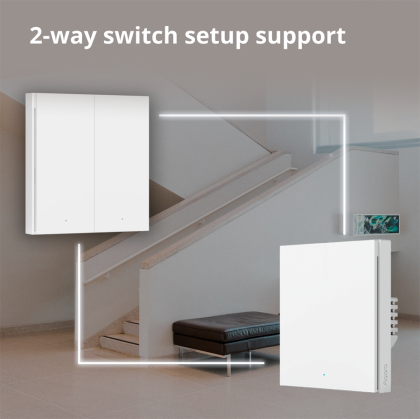 Aqara Smart Wall Switch H1 (with neutral, single rocker) Model No: WS-EUK03; SKU: AK073EUW01