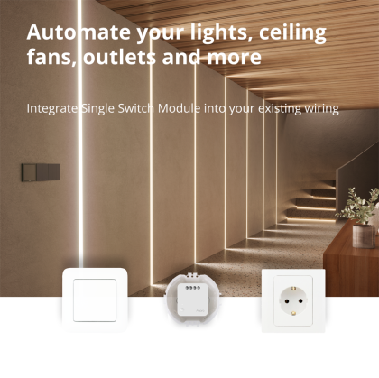 Aqara Single Switch Module T1 (With Neutral): Model No: SSM-U01; SKU: AU001GLW01