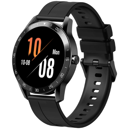 Blackview X1, 1.28-inch HD LCD 240x240, 250mAh Battery, 24-hour SpO2 Detection + Heart Rate Monitoring, Calls and SMS notification, Black