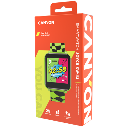 CANYON kids watch Joyce KW-43 DUAL BT Music Green