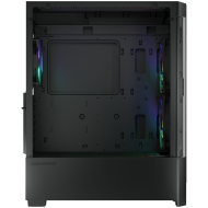 COUGAR AIRFACE RGB PC Case, Mid Tower, Black