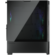 COUGAR AIRFACE RGB PC Case, Mid Tower, Black