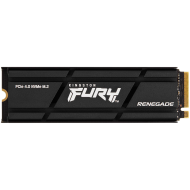 Kingston FURY Renegade 1TB SSD with Heatsink, M.2 2280, PCIe 4.0 NVMe, Read/Write 7300/6000MB/s, Random Read/Write: 900K/1000K IOPS