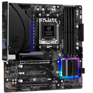 ASROCK MB Desktop B650M PG RIPTIDE, AM5, 4x DDR5, 2x PCIe 4.0 x16, 2x PCIe 3.0 x16, 1x Blazing M.2(PCIe Gen5x4), 1x Hyper M.2, 4x SATA3, RAID 0, 1, 10, 7.1 CH HD Audio, 1x HDMI, 1x DP, 2.5G LAN, 7x USB 3.2, 8x USB 2.0, USB-C, mATX