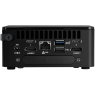 ASUS NUC 13pro/RNUC13ANHI300002I/Intel Core i3-1315U/Intel UHD Graphics/4xUSB/M.2 22x80 NVMe; 22x42 SATA/2.5'' SATA slot/2,5Gbe LAN/2xHDMI/ 2x Thunderbolt 4 (USB-C+DP)/no Storage/no RAM/AX211.NGWG.NV/no OS/EU Cord/Tall Kit(L6)/EAN:4711387502662