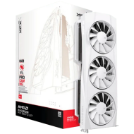 XFX Quicksilver AMD Radeon RX 9070XT White Gaming Edition with 16GB GDDR6 HDMI 3xDP, AMD RDNA 4
