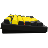 LORGAR KBP7075W, Wireless 75% Mechanical Gaming Keyboard Pro, Black/yellow, EN layout