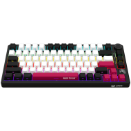 LORGAR KBP7075W, Wireless 75% Mechanical Gaming Keyboard Pro, Black/red, EN layout