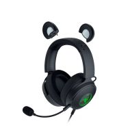 Razer Kraken Kitty V2 Pro, Gaming Wired Headset, Razer Chroma RGB, Stream Reactive Lighting, Docked Mode, 50 mm audio drivers, USB, Passive noise-canceling Microphone, Volume Control