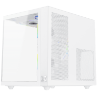 Aqua M Lite Arctic (WH, MATX, U3x1 & U2x1, 2PCS TG, 4PCS G22A Arctic Reverse & 1PC G22A Arctic,ARGB Remote Control Box)