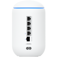 Ubiquiti UniFi UDR7-EU Dream Router 7 Desktop 10G Cloud Gateway with integrated WiFi 7, PoE switch, microSD storage, and full UniFi application support, 10G SFP+ and (1) 2.5 GbE RJ45 WAN port, 64 GB microSD,