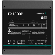 DeepCool PX1300-P, 1300W, 80 Plus PLATINUM, Fully Modular, Flat Black Cables, 135mm FDB Fan, Fluid Dynamic Bearing, 150x160x86mm (W x L x H), ATX 3.0, OPP/OVP/SCP/OTP/OCP/UVP/NLO/SIP, 12Y, R-PXD00P-FC0B-EU