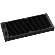 DeepCool LE240 V2, 240mm CPU Liquid Cooler, 2x120mm PWM ARGB Fans, ARGB block, Black, LGA1851/1700/1200/1151/1150/1155, AMD AM5/AM4, R-LE240-BKAMMC-G-2