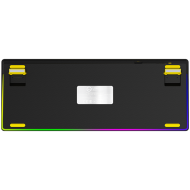 LORGAR KBP70TKLW, Wireless TKL Mechanical Gaming Keyboard Pro, Black/yellow, EN layout