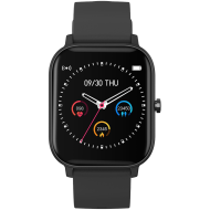 CANYON Wildberry SW-74, Smart watch, 1.3inches TFT full touch screen, Zinic+plastic body, IP67 waterproof, multi-sport mode, compatibility with iOS and android, black body with black silicon belt, Host: 43*37*9mm, Strap: 230x20mm, 45g