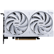 MSI Video Card NVIDIA GeForce RTX 5060 8G VENTUS 2X OC WHITE, 8GB GDDR7, 128-bit, 2535 MHz Boost, 3840 CUDA Cores, PCIe 5.0 (x8), 3x DP 2.1b, HDMI 2.1b, RAY TRACING, Dual Fan, 145W TDP, 8-pin PCIe Power, G-SYNC, 2-Slot, 3Y