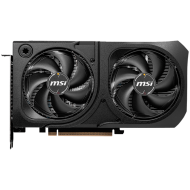 MSI Video Card NVIDIA GeForce RTX 5060 Ti 8G SHADOW 2X OC PLUS, 8GB GDDR7, 128-bit, 2617 MHz Boost, 4608 CUDA Cores, PCIe 5.0 (x8), 3x DP 2.1b, HDMI 2.1b, RAY TRACING, Dual Fan, 180W TDP, 8-pin PCIe Power, G-SYNC, 2-Slot, 3Y