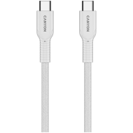 CANYON cable OnWire 60CL C-C 60W COLOR Braided 1m White