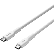 CANYON cable OnWire 60CL C-C 60W COLOR Braided 1m White
