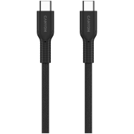 CANYON cable OnWire 60CL C-C 60W COLOR Braided 1m Black