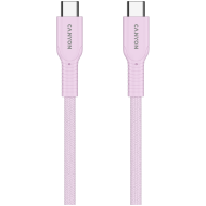 CANYON cable OnWire 60CL C-C 60W COLOR Braided 1m Pink
