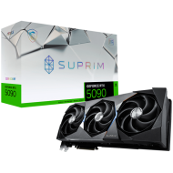 MSI Video Card Nvidia GeForce RTX 5090 32G SUPRIM SOC (32GB GDDR7/512bit, PCI-E Gen 5 x16, 3xDP, 1xHDMI, Recommended PSU 1000W, 3 fans)