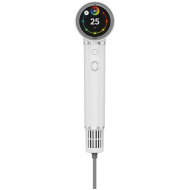 High Speed Hair Dryer, White, 220V-240V~50-60Hz, 1500W, Voice Control, Ionizer, Touch LCD, Infrared Nursing, Infrared Distance Protection, AI Control, Gravity Sensor 110000RPM, Noise less than 67dB