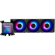 MSI MAG CORELIQUID A15 360, 3x120mm Pre-installed ARGB Daisy Chain Fans, Adjustable Offset Kit, Replacable Top Cover, Copper Base Intel LGA 1700/1851, AMD AM5/AM4, 3Y Warranty
