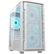 COUGAR UNIFACE MINI RGB, PC Case, Mini Tower, White