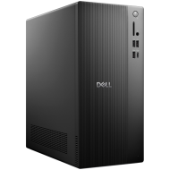 Dell Tower (ECT1250), Intel Core i3 14100 (4C, 8T, 12MB cache, up to 4.7GHz), 8GB (1x8GB) DDR5, 512GB M.2 SSD, Intel UHD Graphics 730,  Wi-Fi+BT,  BG KBD, Mouse, Ubuntu, 3Y ProSupport
