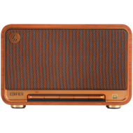 Edifier D32 2.1 Speaker, BT V5.3, Wi-Fi, AUX, USB-C, 1x 4-inch Midrange Driver, 2x 1-inch Tweeters, 60W (RMS), Brown