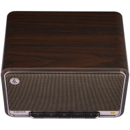 Edifier D32 2.1 Speaker, BT V5.3, Wi-Fi, AUX, USB-C, 1x 4-inch Midrange Driver, 2x 1-inch Tweeters, 60W (RMS), Black Walnut