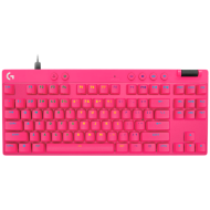 LOGITECH G PRO X TKL RAPID Gaming Keyboard - MAGENTA - US INT'L - USB - EMEA28i-935 - LINEAR