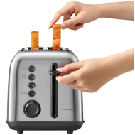 BUYDEEM 2 Slice Toaster, model DT620E, color Stainless Steel, EU