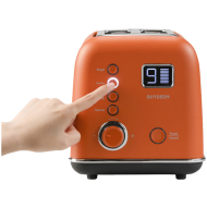 BUYDEEM 2 Slice Automatic Metal Toaster, model DT730E, color Koi Red, EU