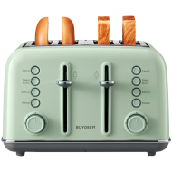 BUYDEEM 4 Slice Toaster, model DT640E, color Cozy Greenish, EU