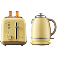 BUYDEEM 2 Slice Toaster, model DT620E, color Mellow Yellow, EU