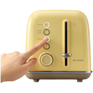 BUYDEEM 2 Slice Toaster, model DT620E, color Mellow Yellow, EU