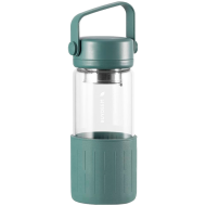 BUYDEEM Glass Tea Bottle, model DG42, color Cozy Greenish