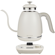BUYDEEM Electric Gooseneck Coffee Kettle, model K821, color Oat White EU