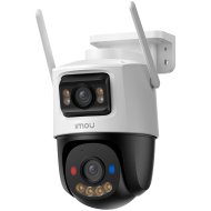 Imou Cruiser Dual 2 Pro 8MP, full color night vision Wi-Fi IP camera 4+4MP, 355Pan&90Tilt, 1/2.9'' CMOS, H.265/H.264, micro SD(512GB), 30fps1620, 3.6mm Fixed lens, night vision up to 30m, 8x Zoom, 1xRJ45, Mic&Speaker