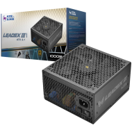 Super Flower Leadex III Gold 1300W ATX 3.1, 80 Plus Gold, Fully Modular, Flat Black Cables, 140mm Fan, 150mmx150mmx86mm, 7 Year Warranty