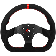 D-Shaped Steering wheel without HUB | 325mm | Alcantara